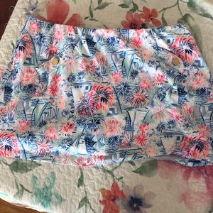 Lilly Pulitzer- 4th of July skirt